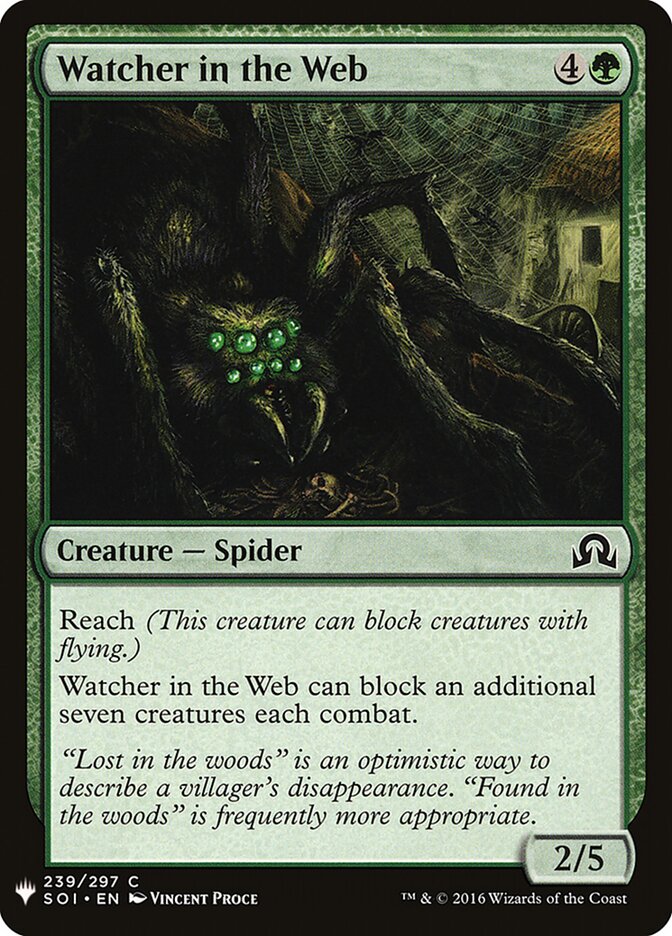 Watcher in the Web — The List (PLST) #SOI-239
