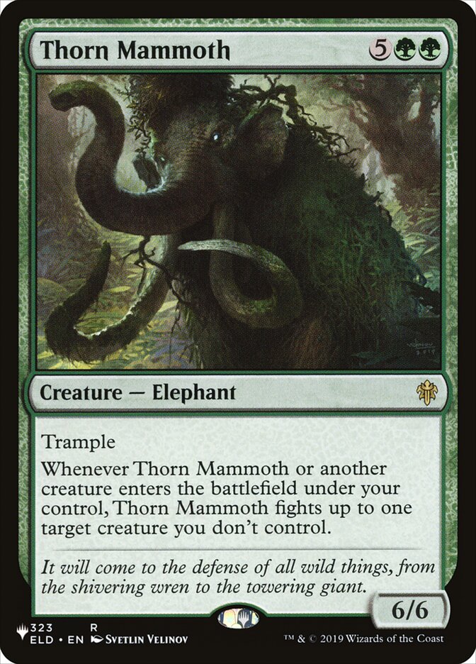 Thorn Mammoth — The List (PLST) #ELD-323