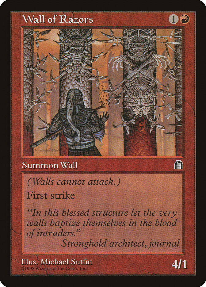 Wall of Razors — Stronghold (STH) #100