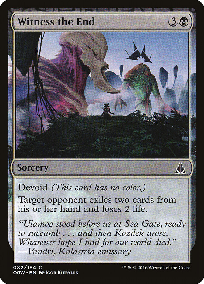 Witness the End — Oath of the Gatewatch (OGW) #82