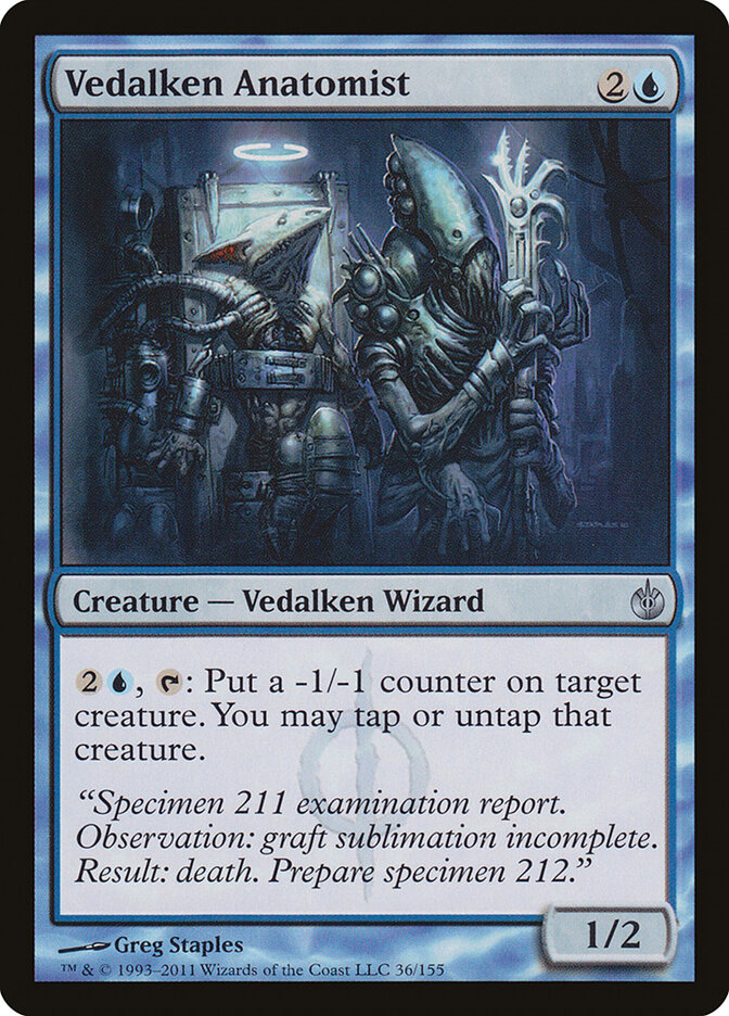 Vedalken Anatomist — Mirrodin Besieged (MBS) #36