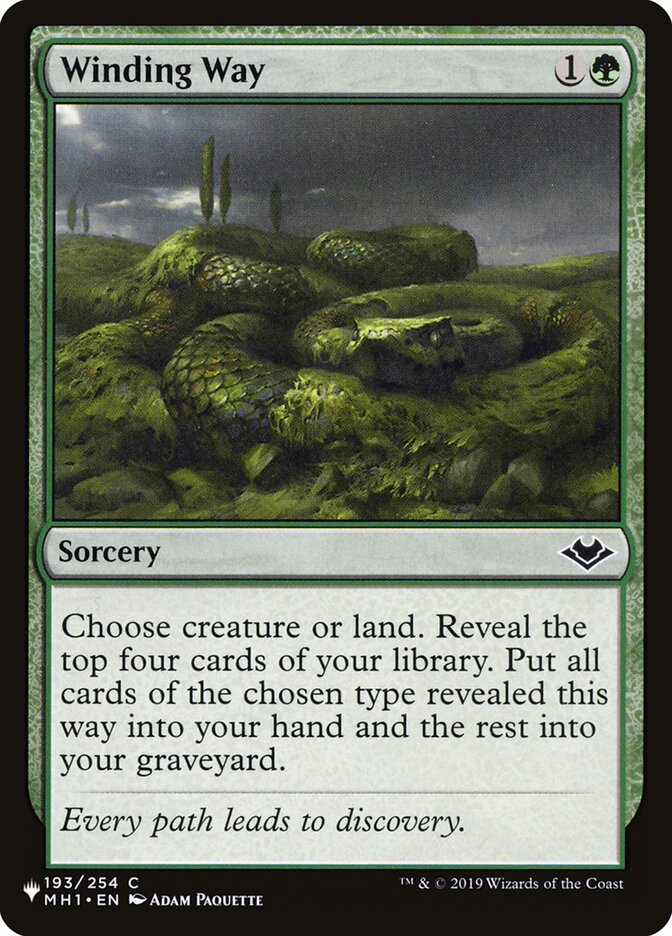 Winding Way — The List (PLST) #MH1-193