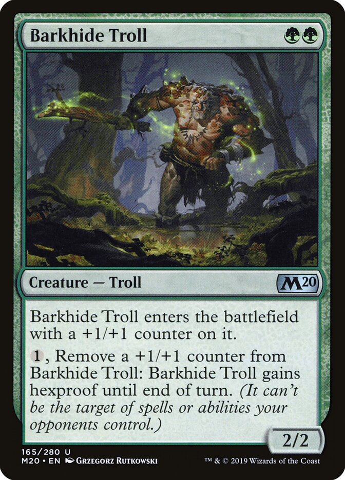 Barkhide Troll — Core Set 2020 (M20) #165