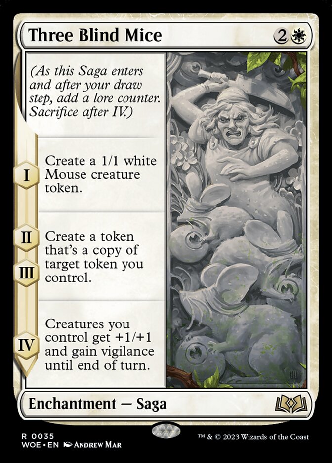 Three Blind Mice — Wilds of Eldraine (WOE) #35