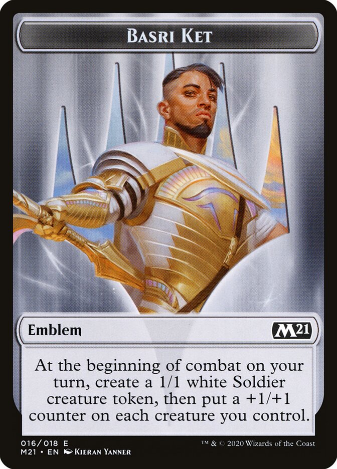 Basri Ket Emblem — Core Set 2021 Tokens (TM21) #16