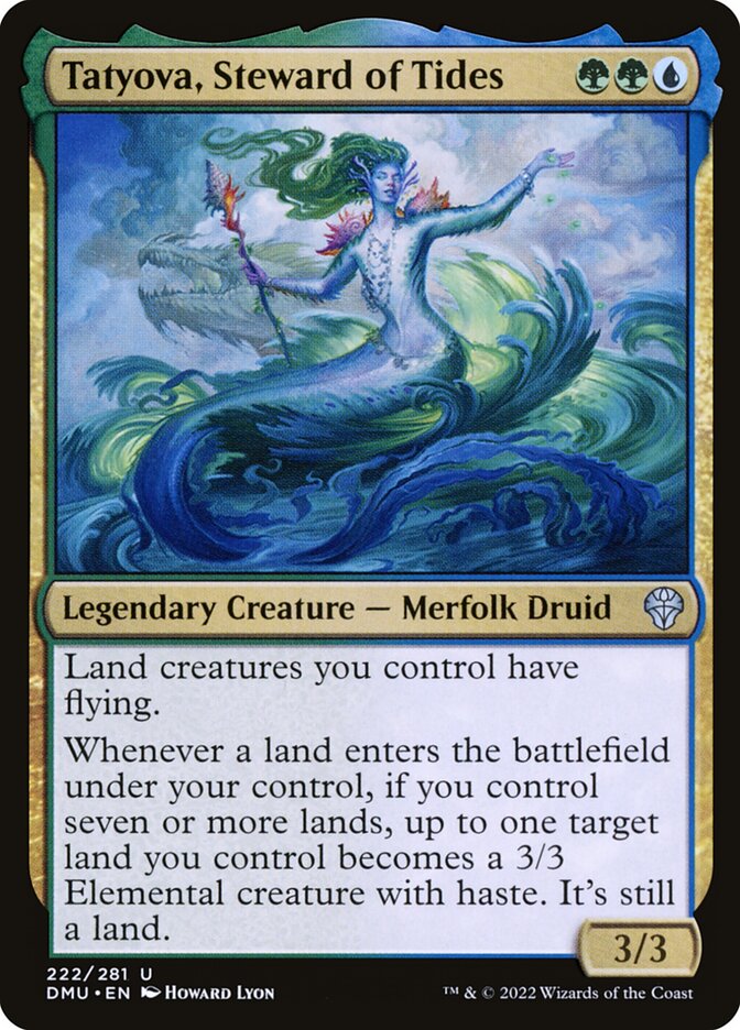 Tatyova, Steward of Tides — Dominaria United (DMU) #222