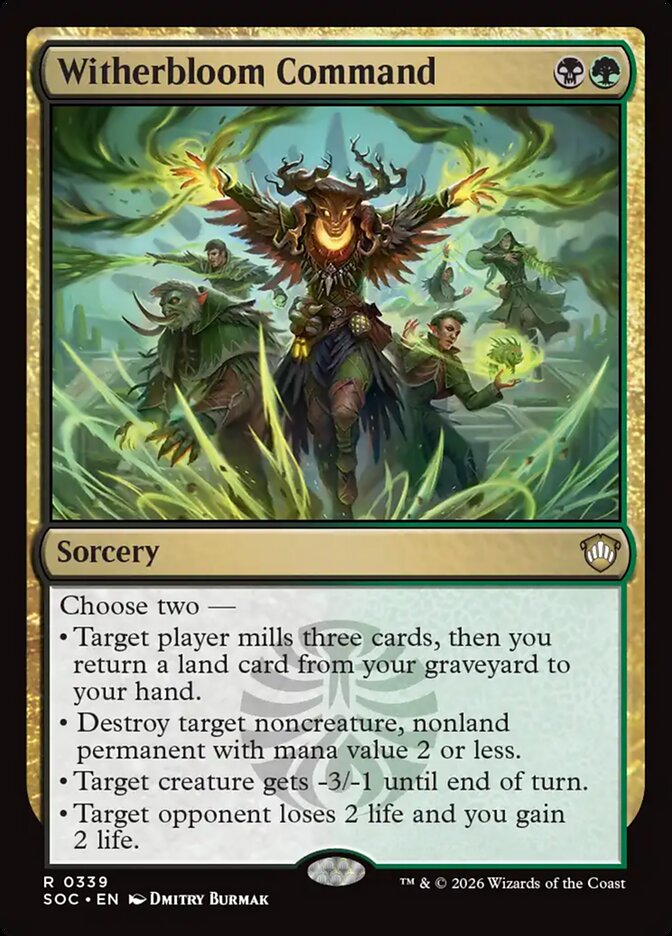 Witherbloom Command — Secrets of Strixhaven Commander (SOC) #339