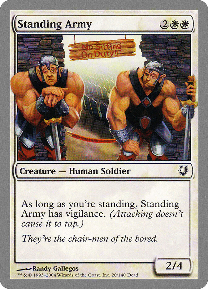 Standing Army — Unhinged (UNH) #20