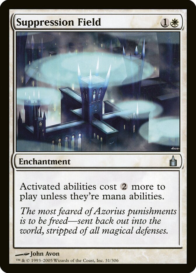 Suppression Field — Ravnica: City of Guilds (RAV) #31