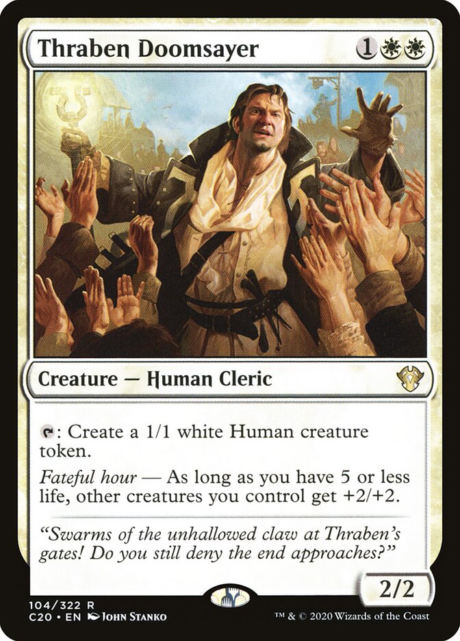 Thraben Doomsayer — Commander 2020 (C20) #104