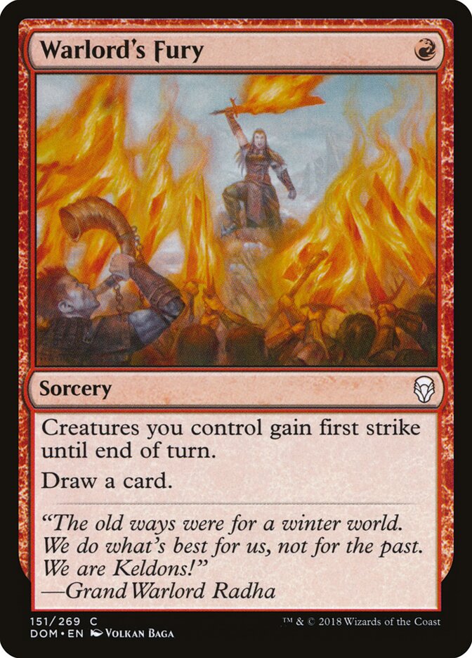 Warlord's Fury — Dominaria (DOM) #151