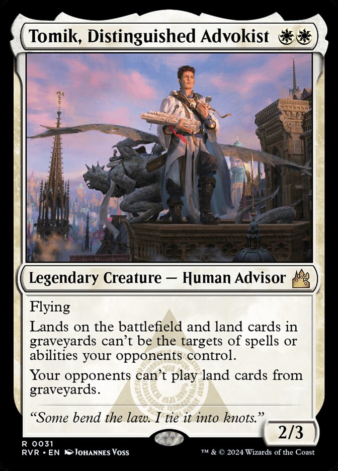 Tomik, Distinguished Advokist — Ravnica Remastered (RVR) #31