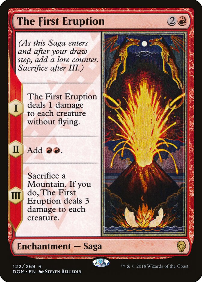 The First Eruption — Dominaria (DOM) #122
