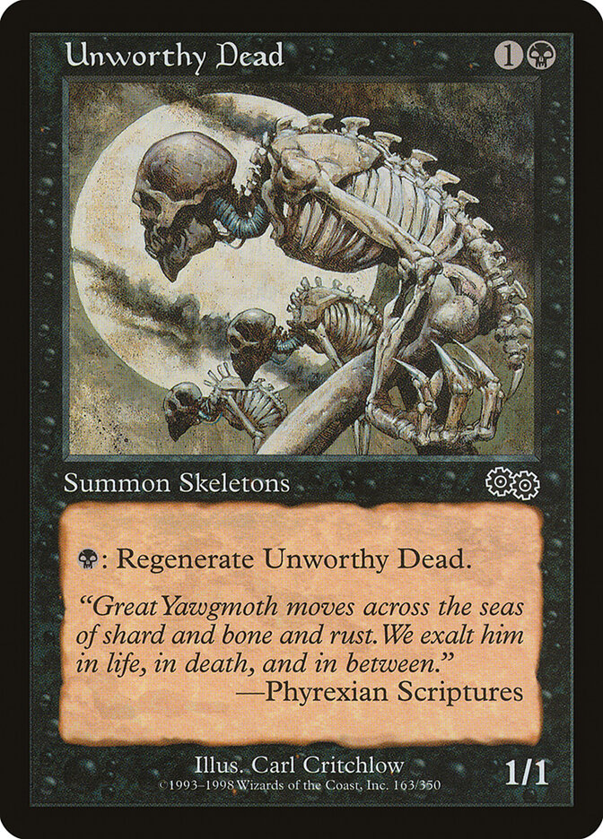 Unworthy Dead — Urza's Saga (USG) #163