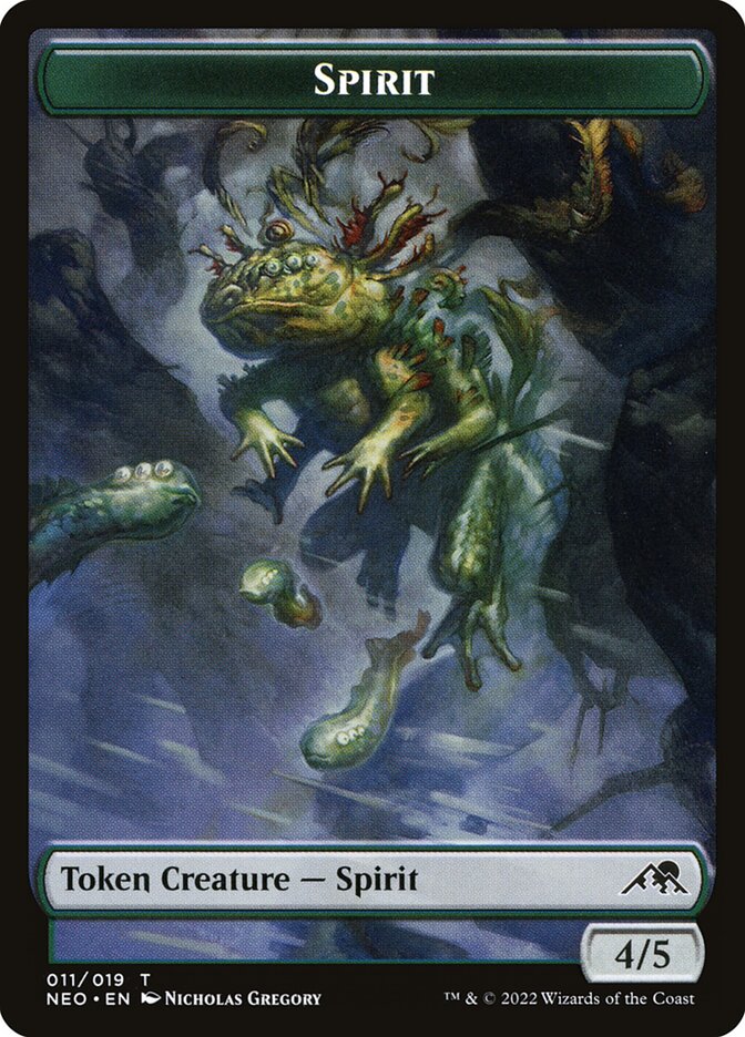 Spirit — Kamigawa: Neon Dynasty Tokens (TNEO) #11