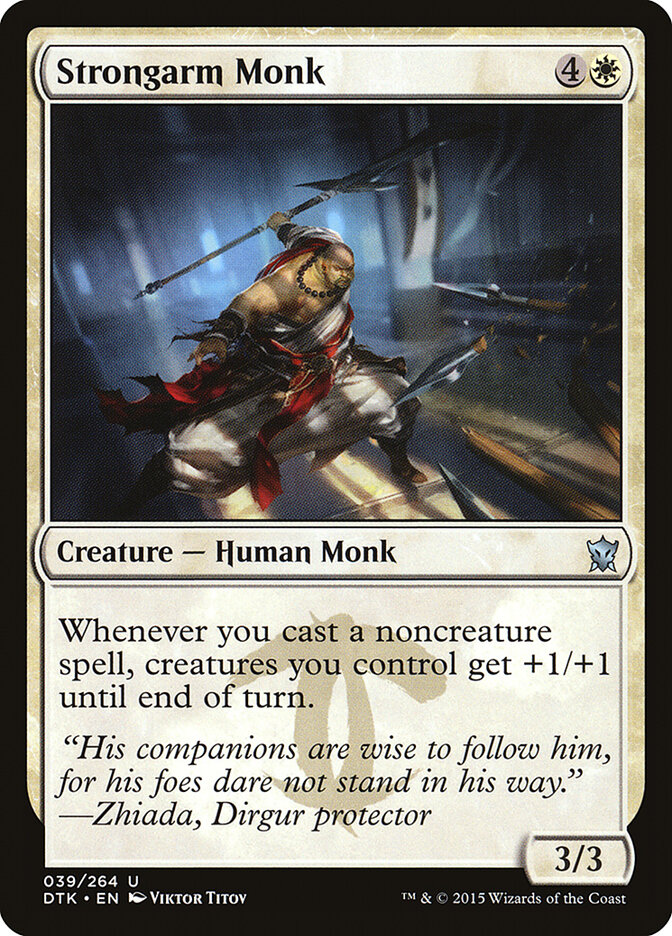 Strongarm Monk — Dragons of Tarkir (DTK) #39