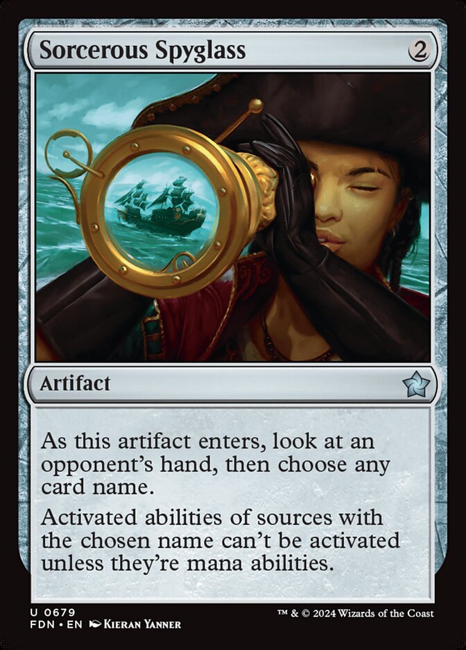 Sorcerous Spyglass — Foundations (FDN) #679