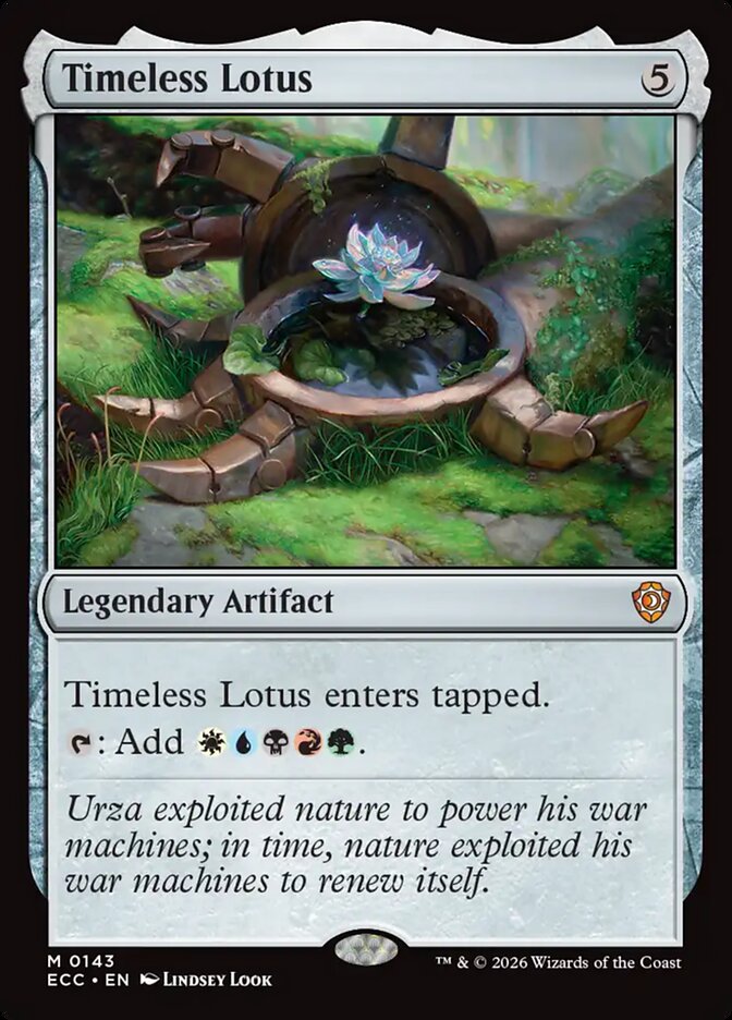 Timeless Lotus — Lorwyn Eclipsed Commander (ECC) #143