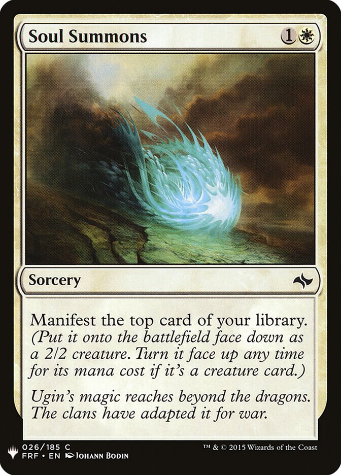 Soul Summons — The List (PLST) #FRF-26