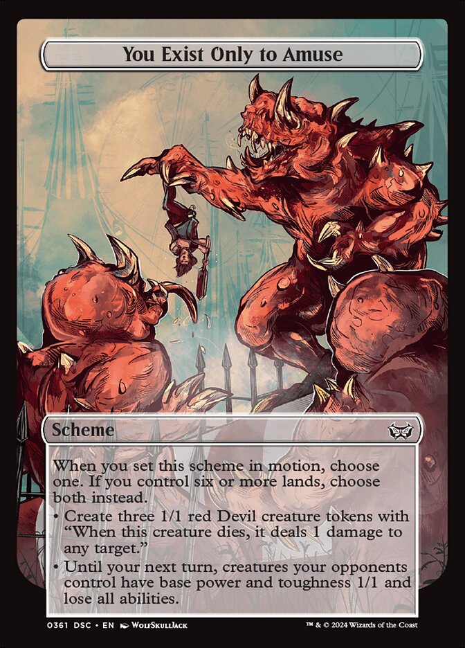 You Exist Only to Amuse — Duskmourn: House of Horror Commander (DSC) #361