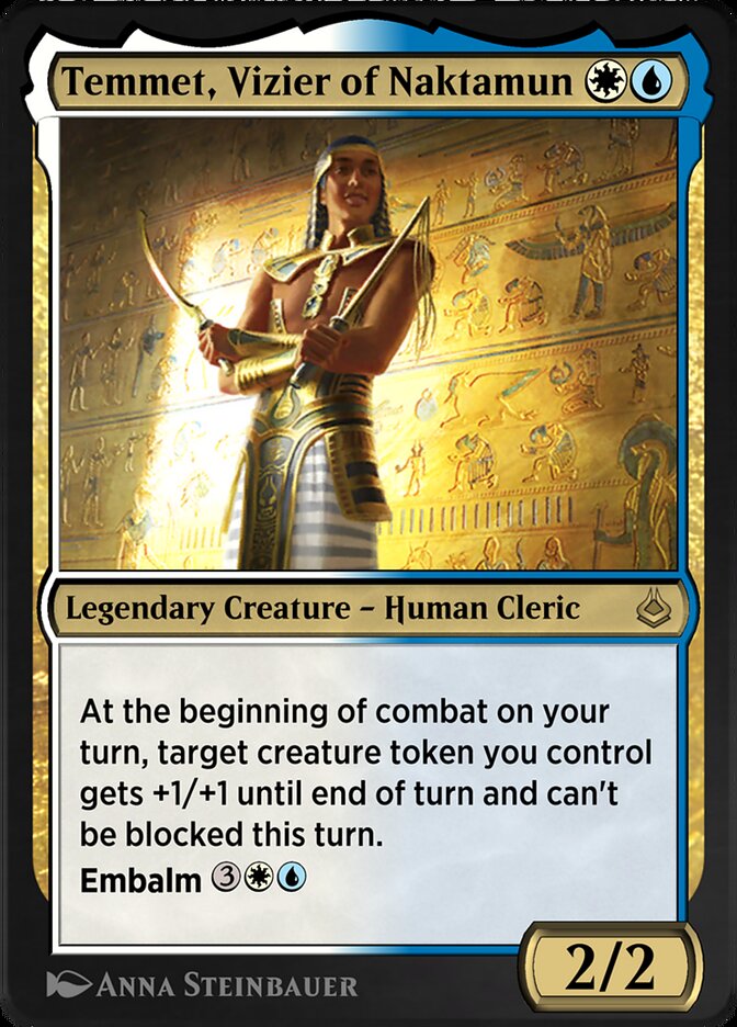 Temmet, Vizier of Naktamun — Amonkhet Remastered (AKR) #266