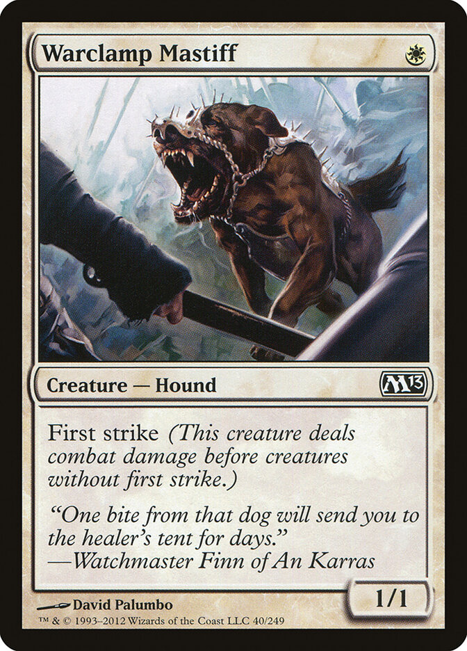 Warclamp Mastiff — Magic 2013 (M13) #40