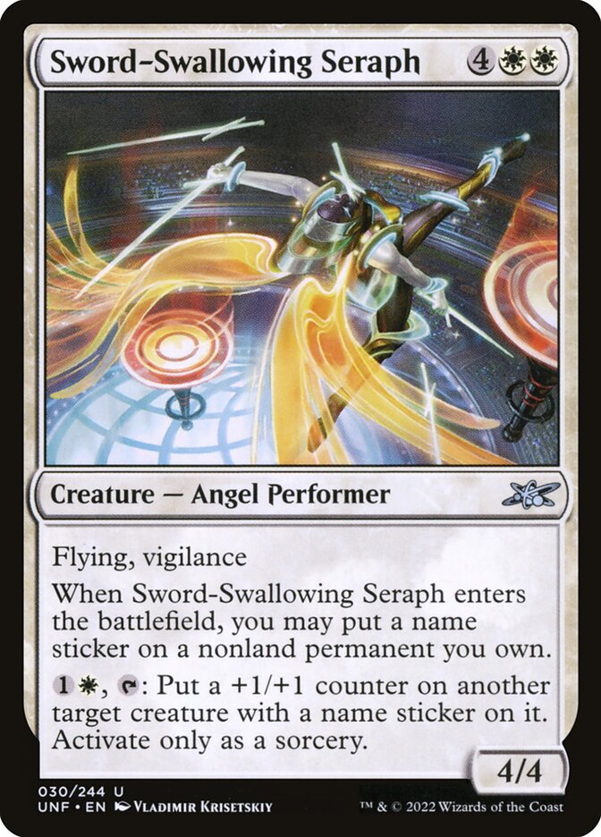 Sword-Swallowing Seraph — Unfinity (UNF) #30