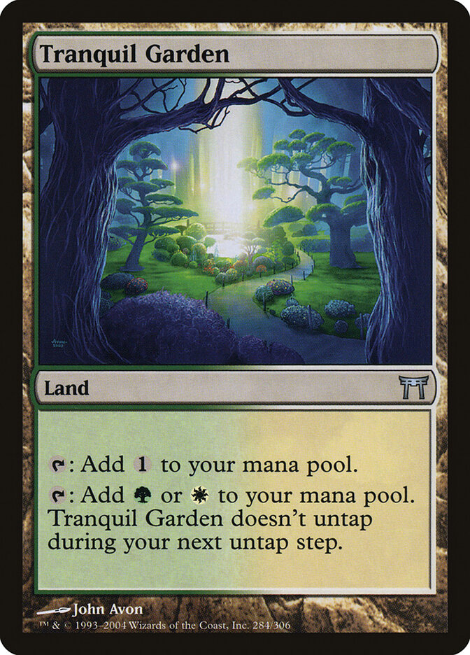Tranquil Garden — Champions of Kamigawa (CHK) #284
