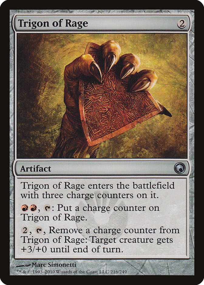 Trigon of Rage — Scars of Mirrodin (SOM) #216