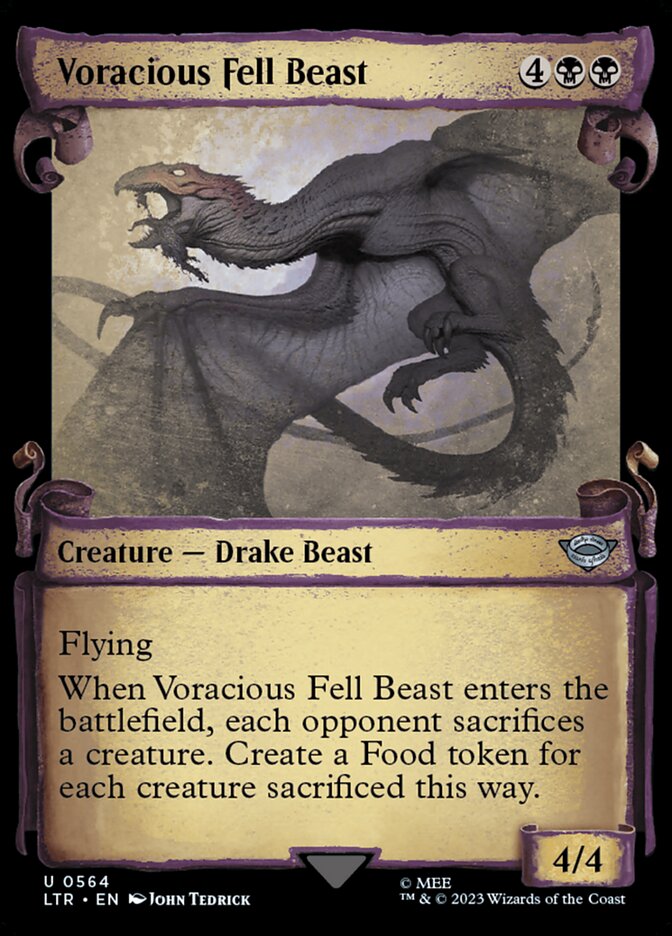Voracious Fell Beast — The Lord of the Rings: Tales of Middle-earth (LTR) #564