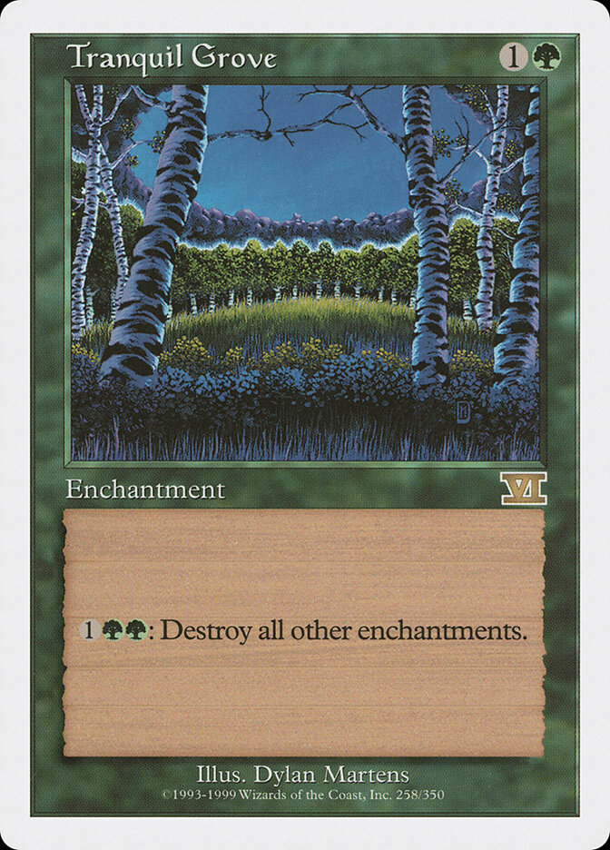 Tranquil Grove — Classic Sixth Edition (6ED) #258