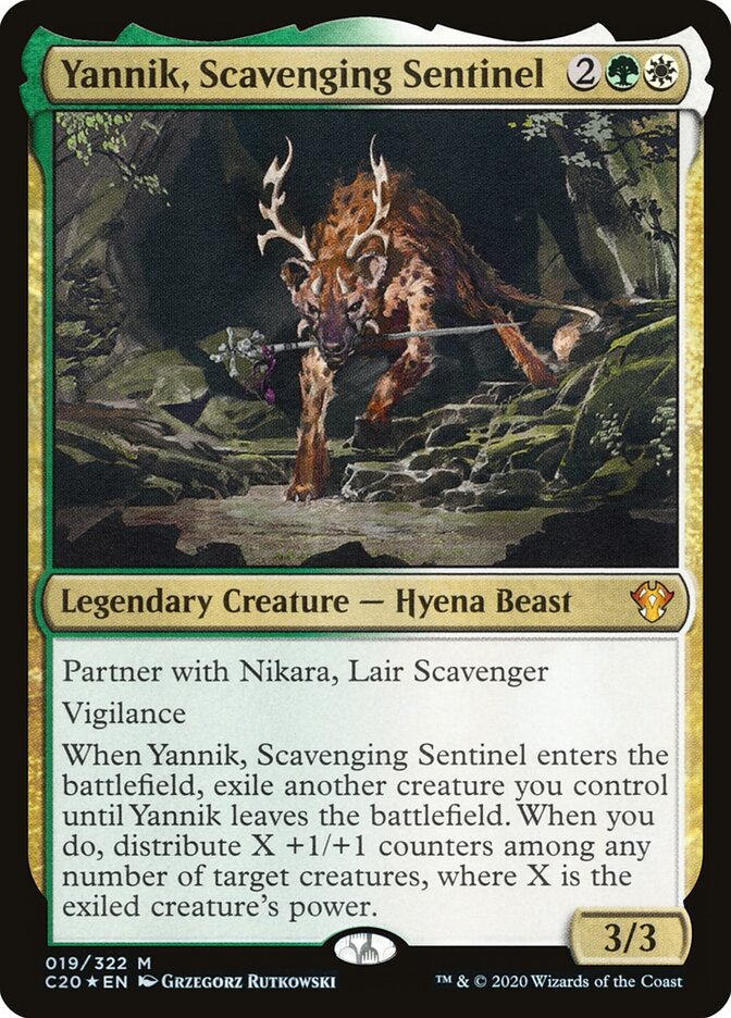 Yannik, Scavenging Sentinel — Commander 2020 (C20) #19