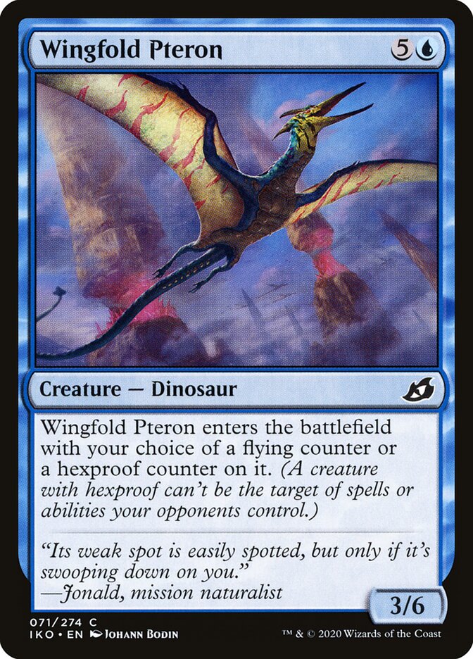 Wingfold Pteron — Ikoria: Lair of Behemoths (IKO) #71