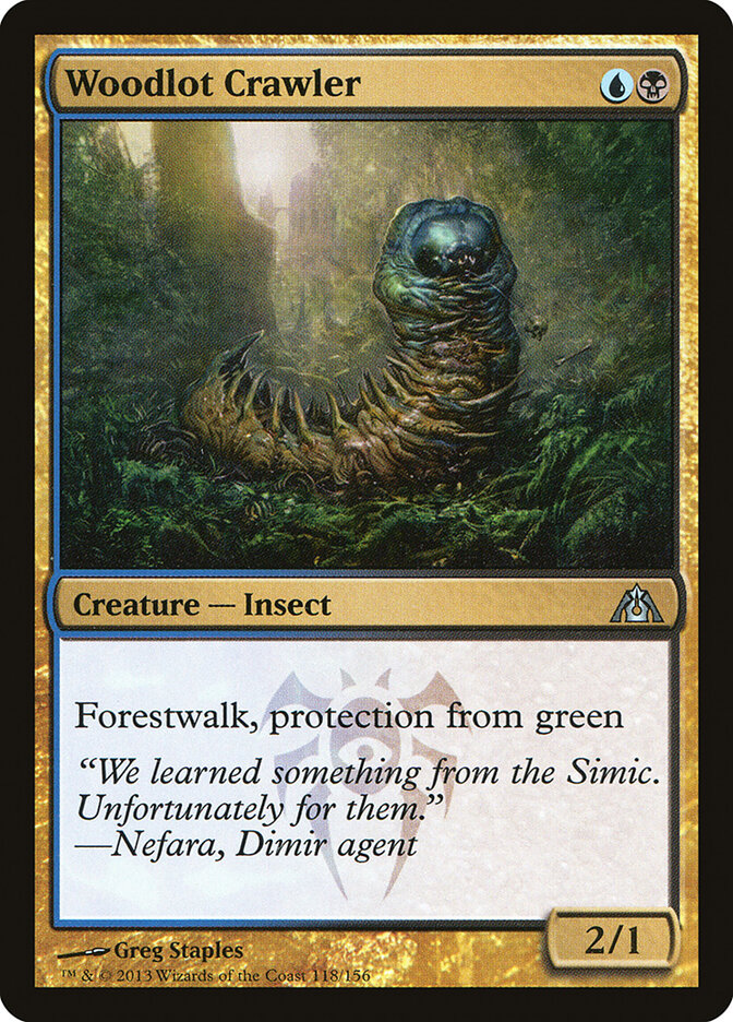 Woodlot Crawler — Dragon's Maze (DGM) #118