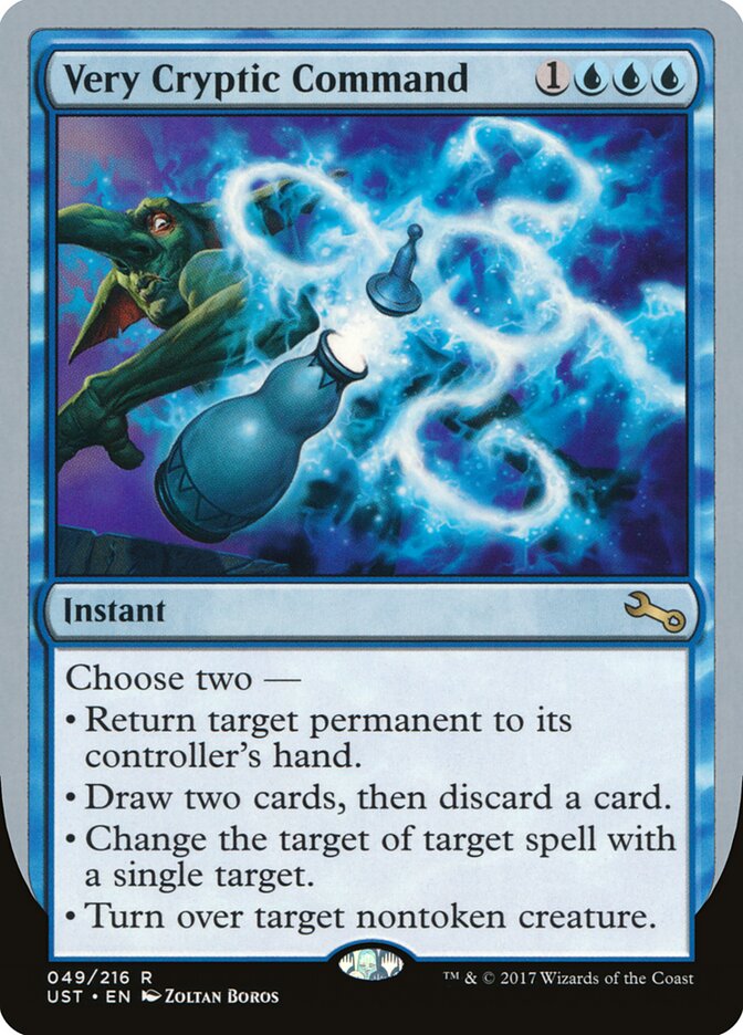 Very Cryptic Command — Unstable (UST) #49d