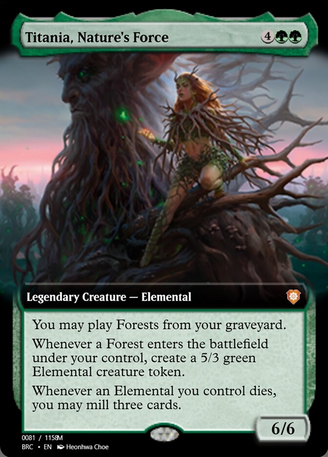 Titania, Nature's Force — Magic Online Promos (PRM) #105770