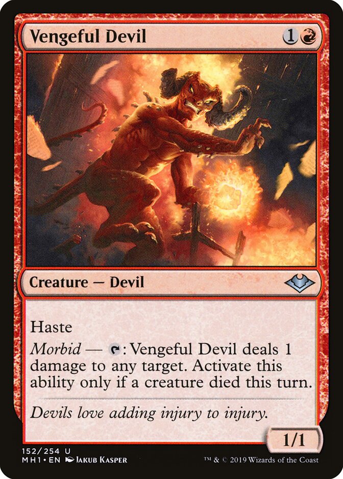 Vengeful Devil — Modern Horizons (MH1) #152
