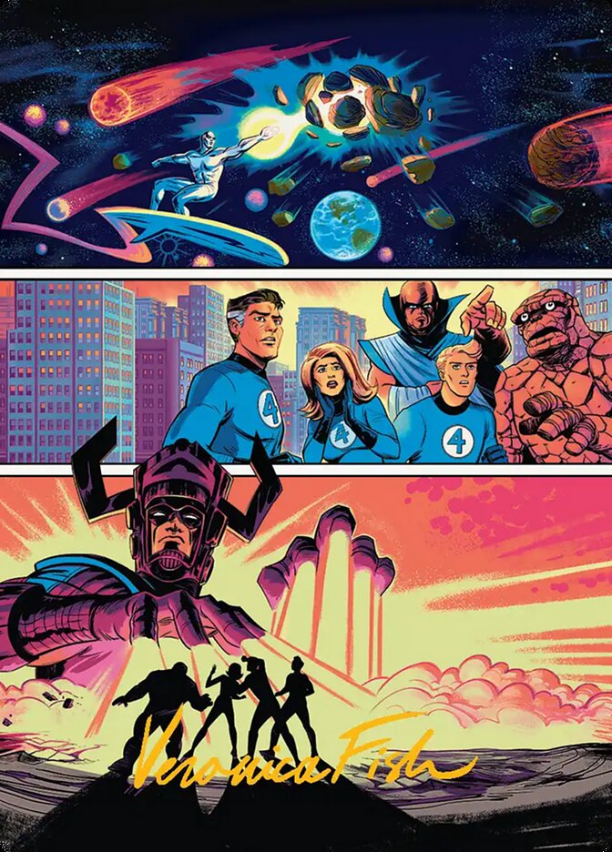 The Coming of Galactus // The Coming of Galactus — Marvel Super Heroes Art Series (AMSH) #20