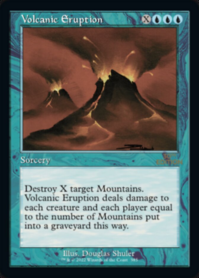 Volcanic Eruption — 30th Anniversary Edition (30A) #385