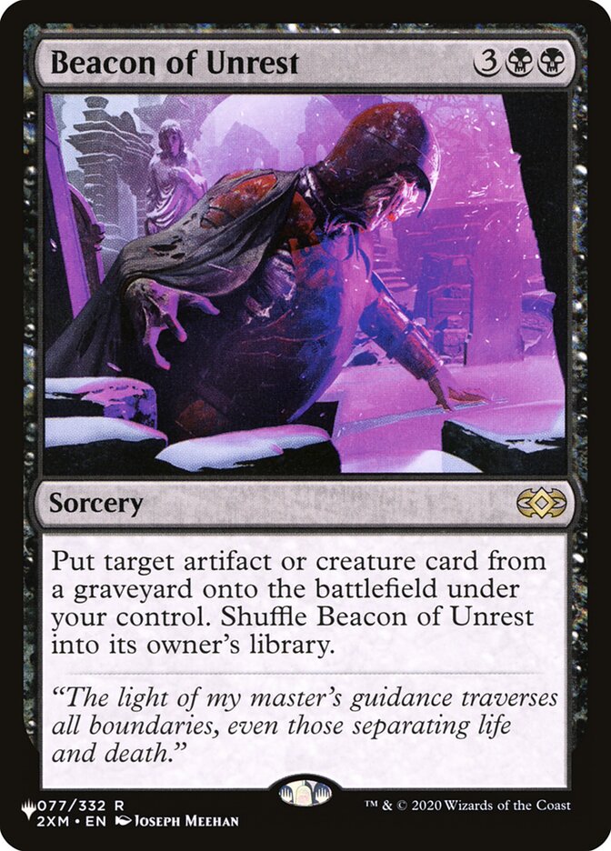 Beacon of Unrest — The List (PLST) #2XM-77