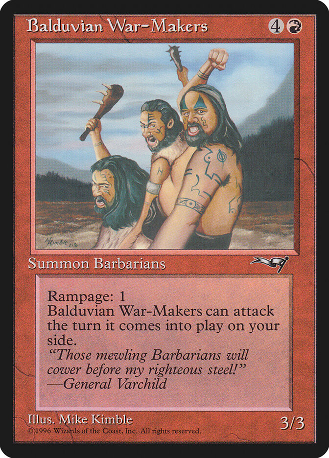 Balduvian War-Makers — Alliances (ALL) #66a