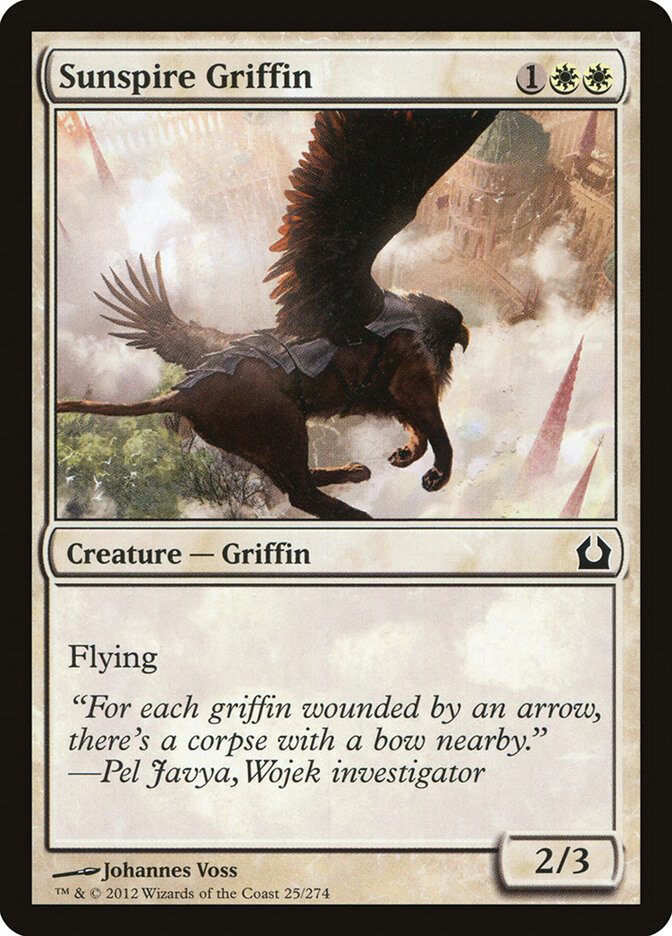 Sunspire Griffin — Return to Ravnica (RTR) #25