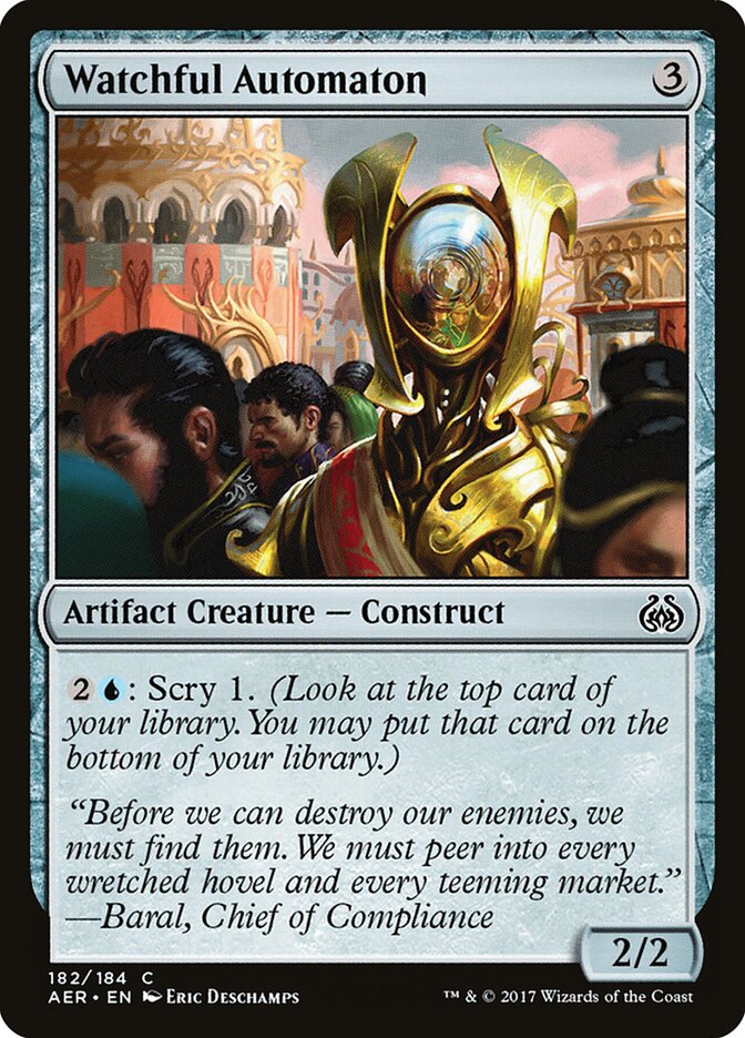 Watchful Automaton — Aether Revolt (AER) #182