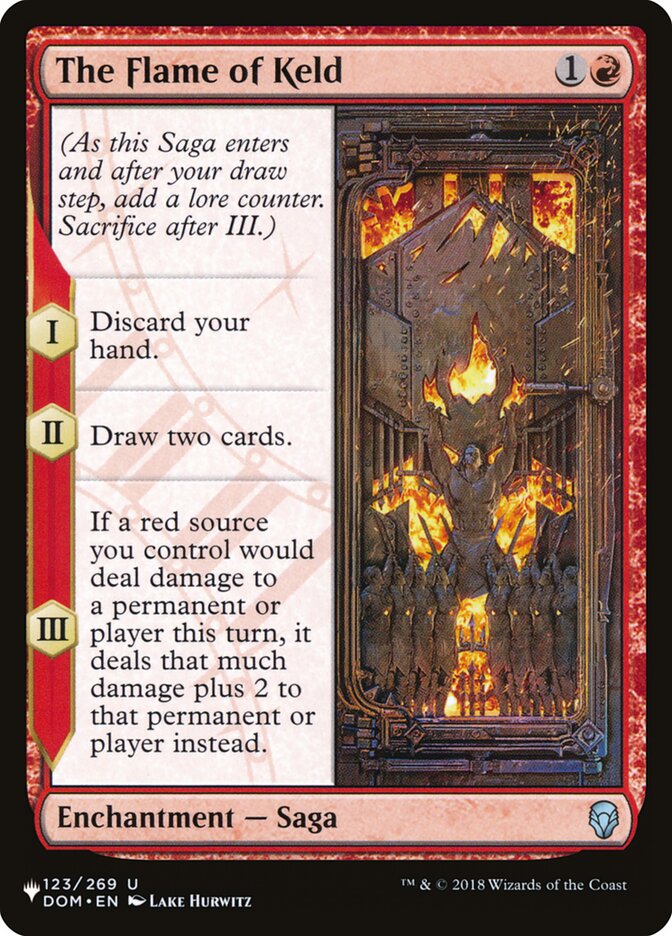 The Flame of Keld — The List (PLST) #DOM-123