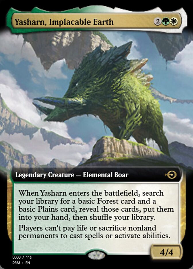 Yasharn, Implacable Earth — Magic Online Promos (PRM) #83818