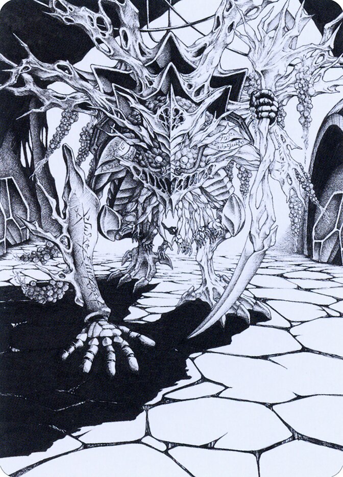 Thrun, Breaker of Silence // Thrun, Breaker of Silence — Phyrexia: All Will Be One Art Series (AONE) #76