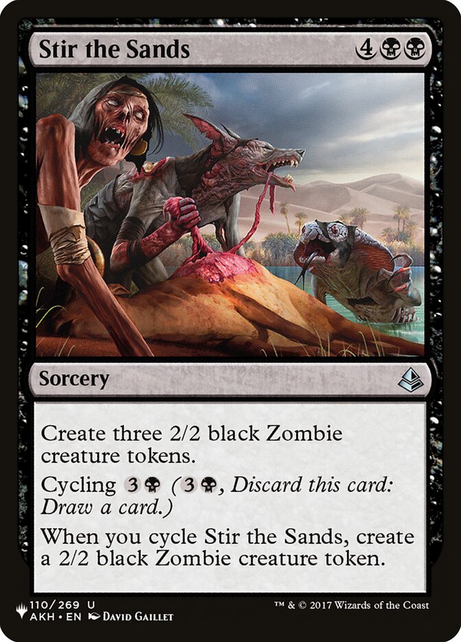 Stir the Sands — The List (PLST) #AKH-110
