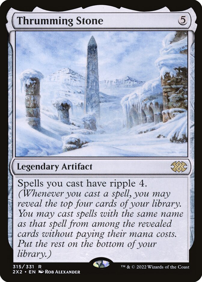 Thrumming Stone — Double Masters 2022 (2X2) #315