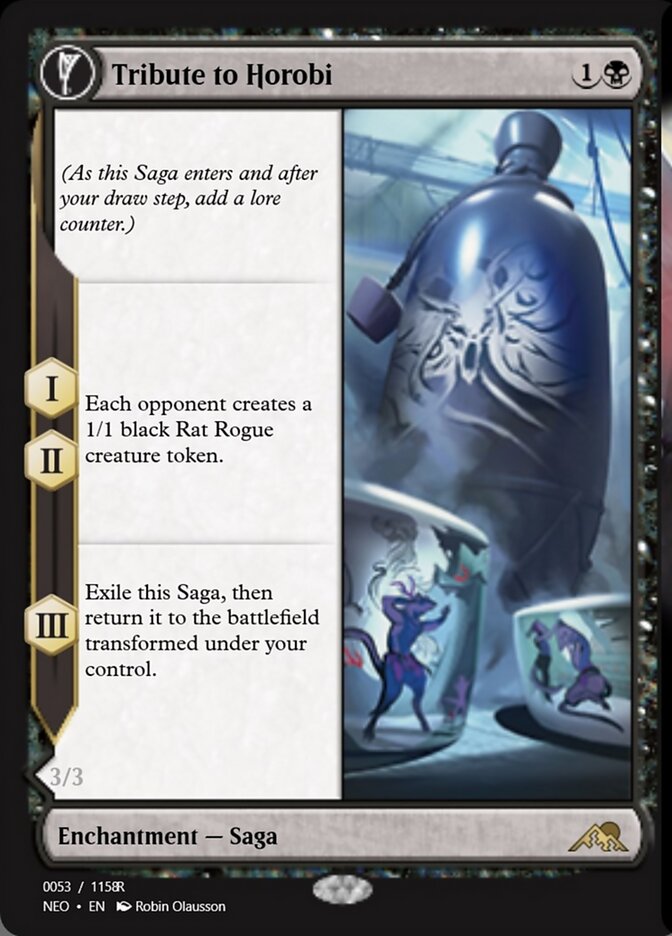 Tribute to Horobi // Echo of Death's Wail — Magic Online Promos (PRM) #97969