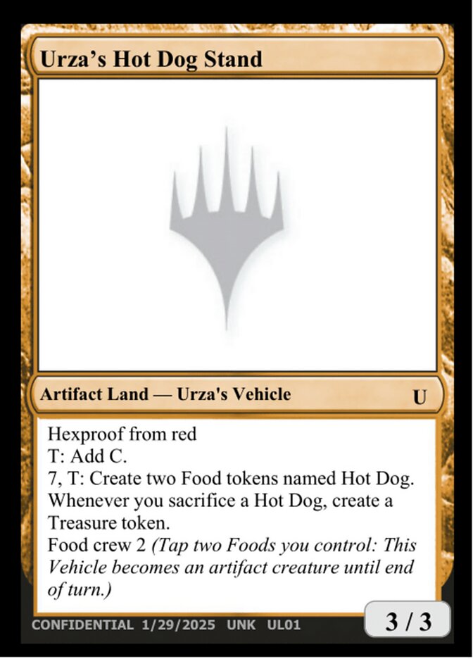 Urza's Hot Dog Stand — Unknown Event (UNK) #UL01b
